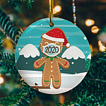 88 HG. Gingerbread Wearing Mask mk