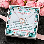 3LV. Amazing Mother In Law Interlocking Hearts Necklace 4