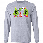 2020 Stink Stank Stunk Funny Quarantined Christmas Hoodie - Sweatshirt - Long Sleeve Shirt, Sport Grey, Long Sleeve
