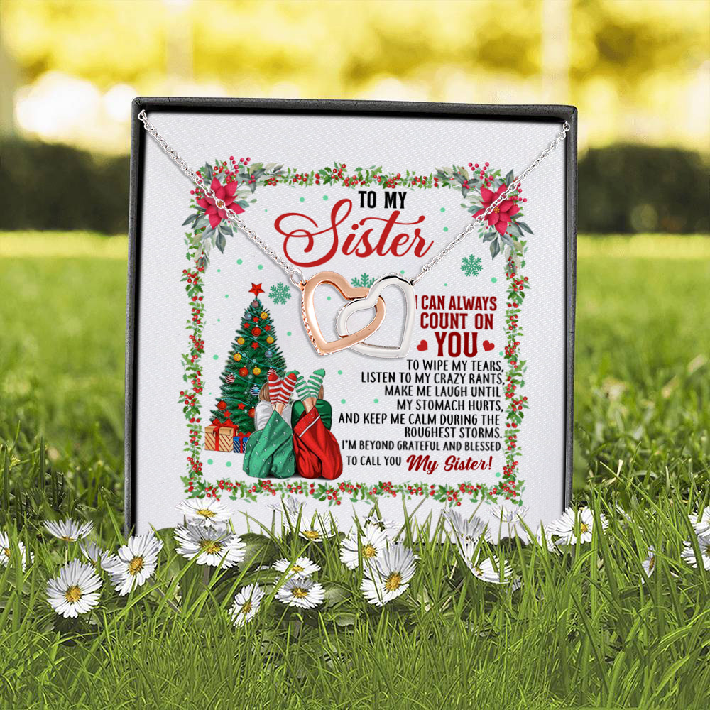 4P. My sister count(4) Interlocking Hearts Necklace 2