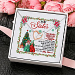 4P. My sister count(4) Interlocking Hearts Necklace 4