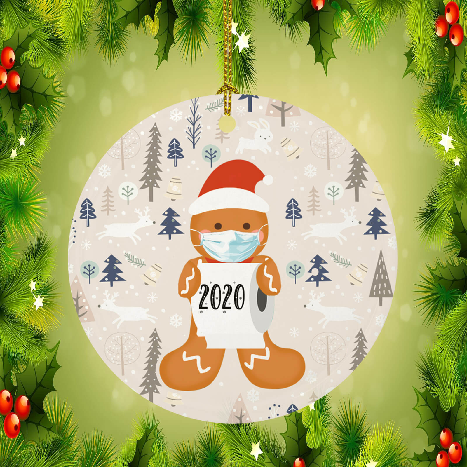 4BN. Gingerbread Mask - mk2