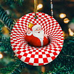 1. 3D Christmas Ornament mockup