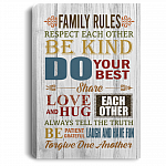 Family Rules Autumn Retro Inspirational Quotes Wrapped Framed Canvas Prints - Motivational Family Unframed Poster, White, 0.75'' Framed Canvas Family Rules Autumn Retro Inspirational Quotes Wrapped Framed Canvas Prints - Motivational Family Unframed Poster, White, 0.75'' Framed Canvas