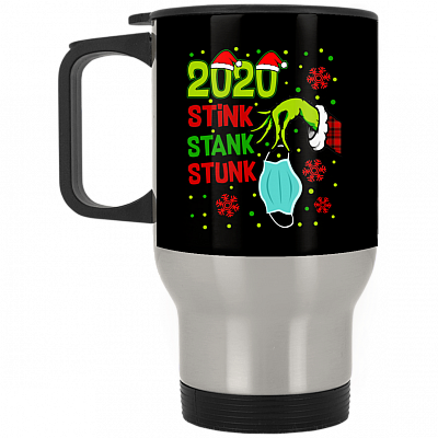 14 oz. Silver Travel Mug