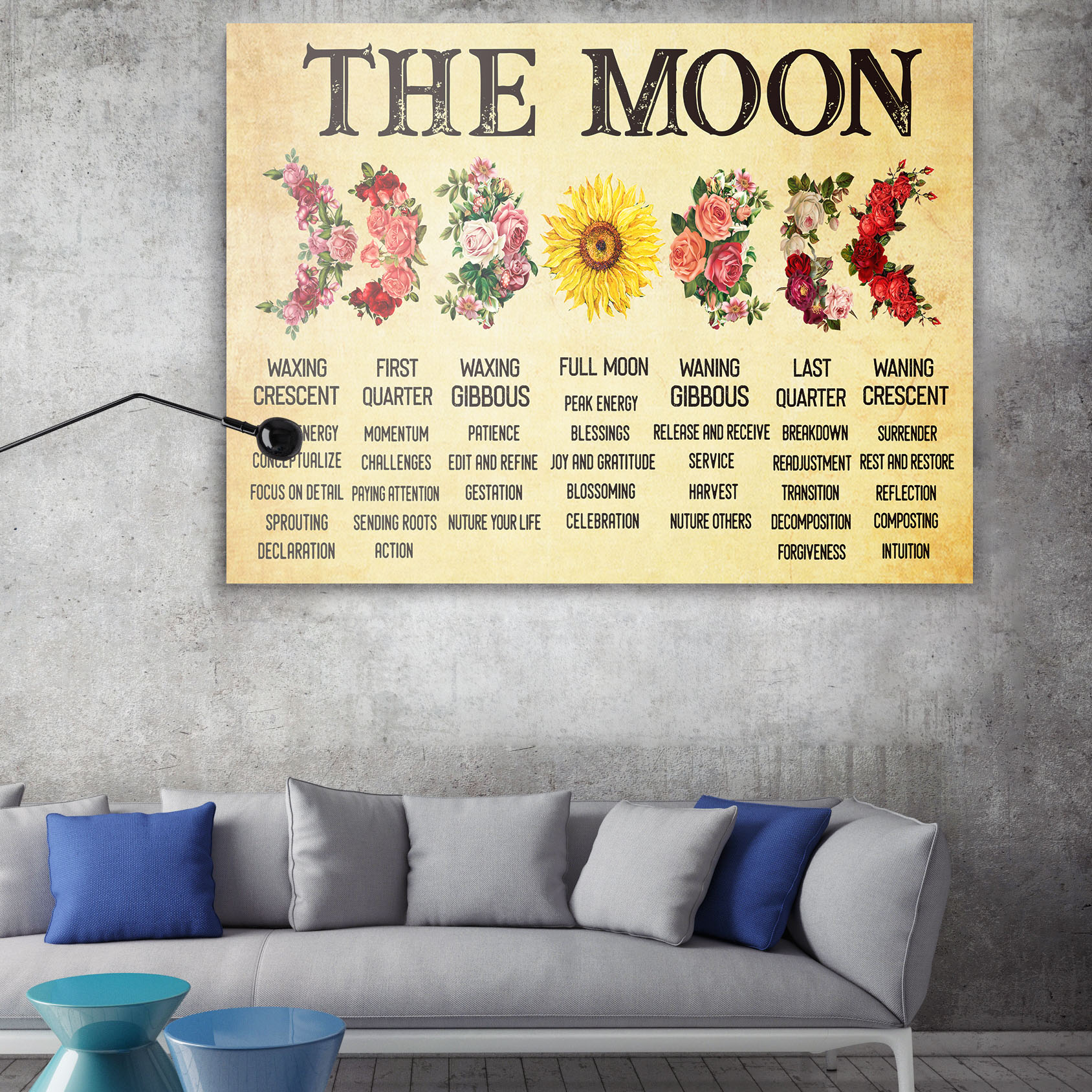 mock up poster with vintage hipster loft interior background, 3D