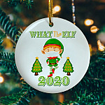 18HG. What The ELF ornament mk