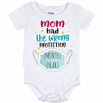 Personalize Lockdown Baby Announcement Baby Onesie - Toddler Baby Infant Bodysuit, White, Baby Onesie - 12 Month