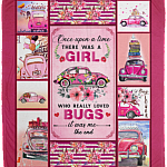 Once Upon A Time There Was A Girl Who Really Loved Bugs Fleece Blanket - Sherpa Blanket - Woven Blanket, White, Cozy Plush Fleece Blanket - 50x60 Once Upon A Time There Was A Girl Who Really Loved Bugs Fleece Blanket - Sherpa Blanket - Woven Blanket, White, Cozy Plush Fleece Blanket - 50x60