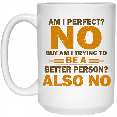 15 oz. White Mug