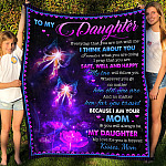 7O_ Daughter Not With Me - mom Blanket Mockup 5