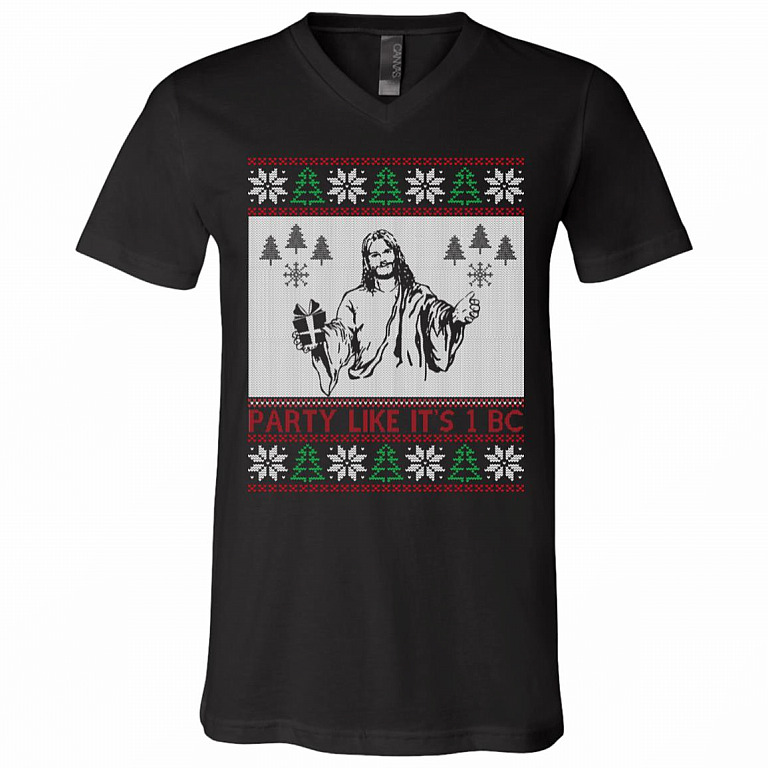 Black T-SHIRT V-NECK Template, Black, V-Neck T-Shirt