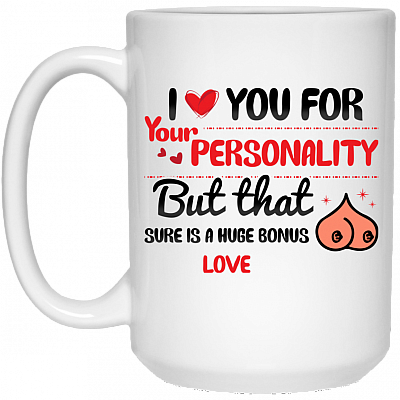 15 oz. White Mug