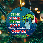 11vt. uu tien stink stank stunk merry quarantine ornament mockup
