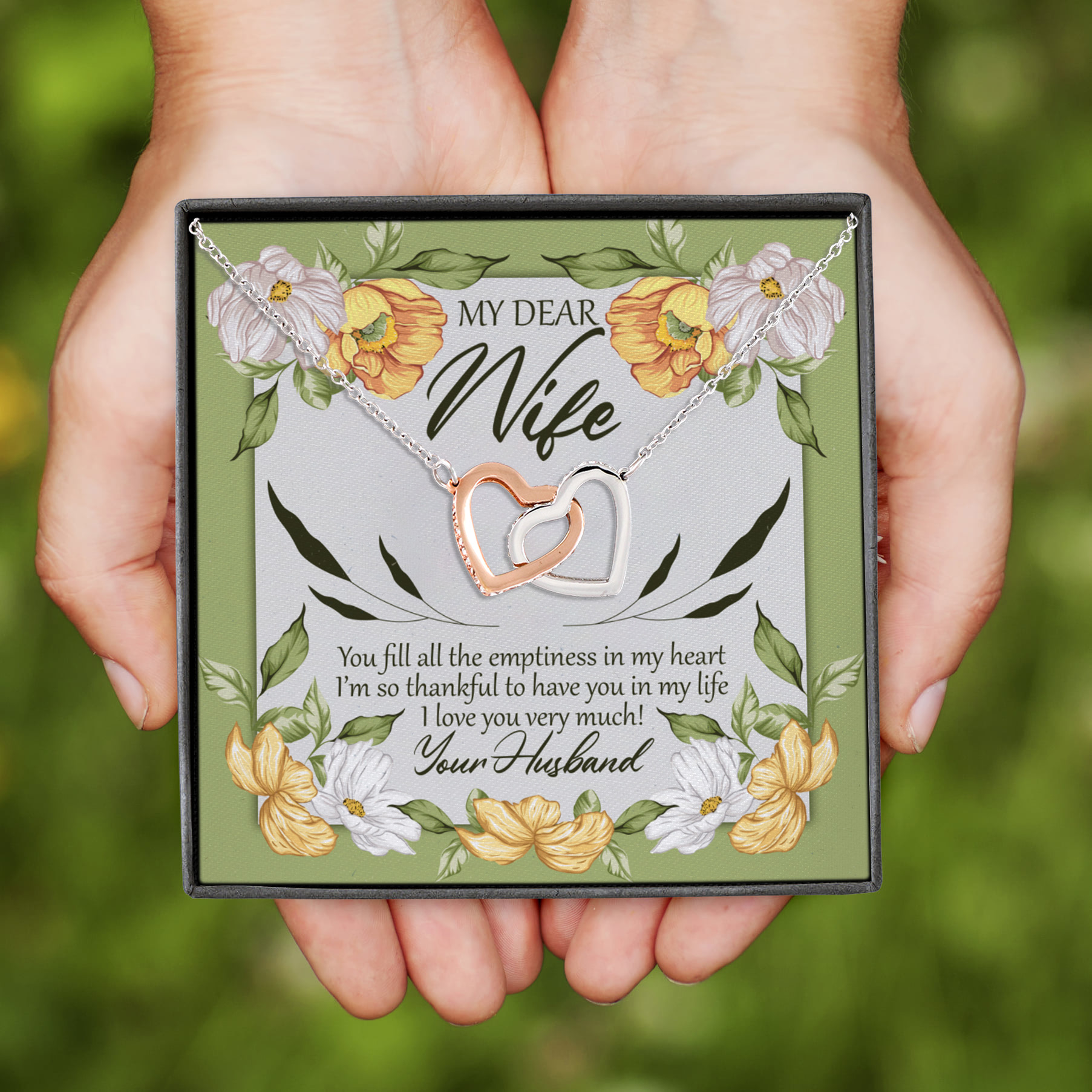 8Th. You Fill all The Emptiness(5) Interlocking Hearts Necklace