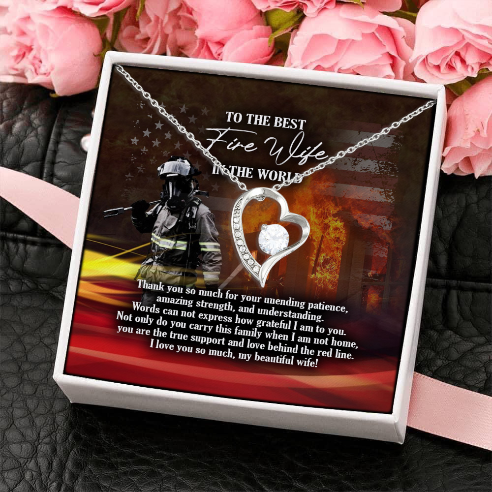 10Th. Fire Wife Forever Love Necklace (Silver) 4
