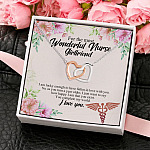 6Th. Wonderful Nurse(5) Interlocking Hearts Necklace 4