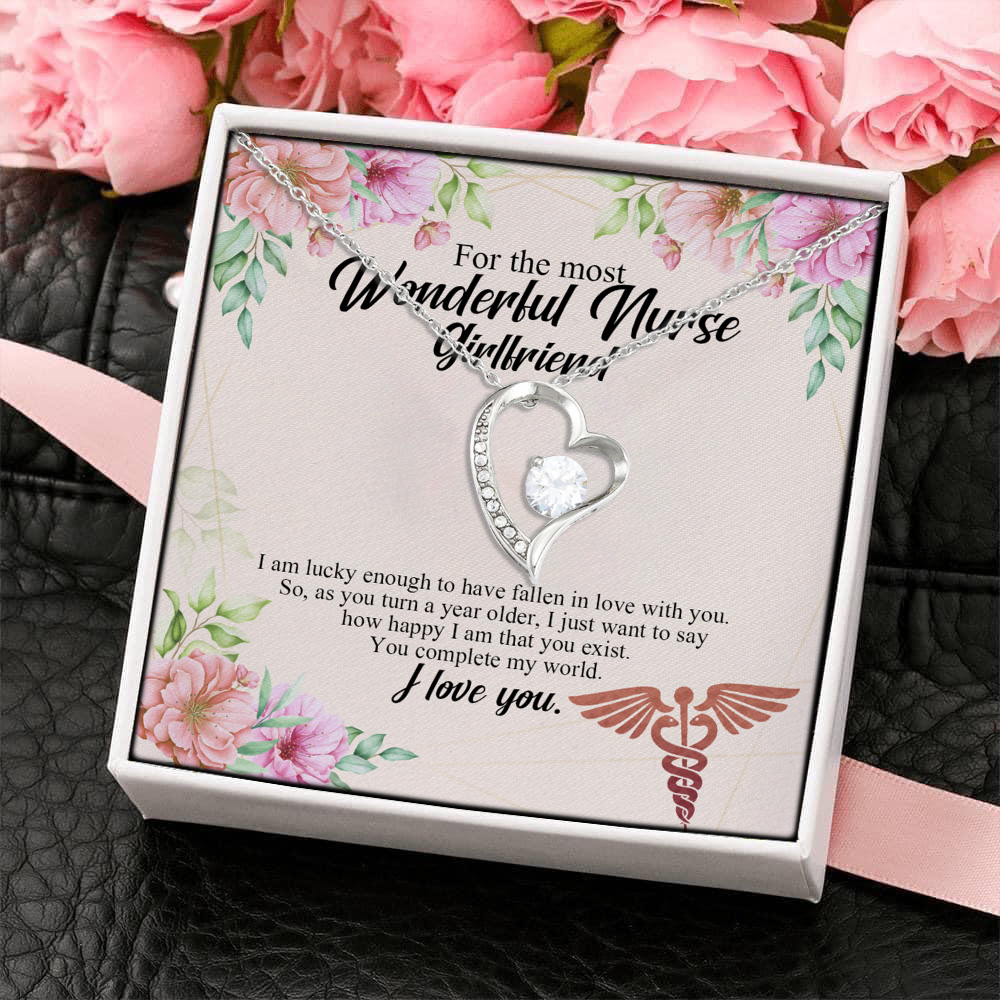 6Th. Wonderful Nurse(5) Forever Love Necklace (Silver) 4