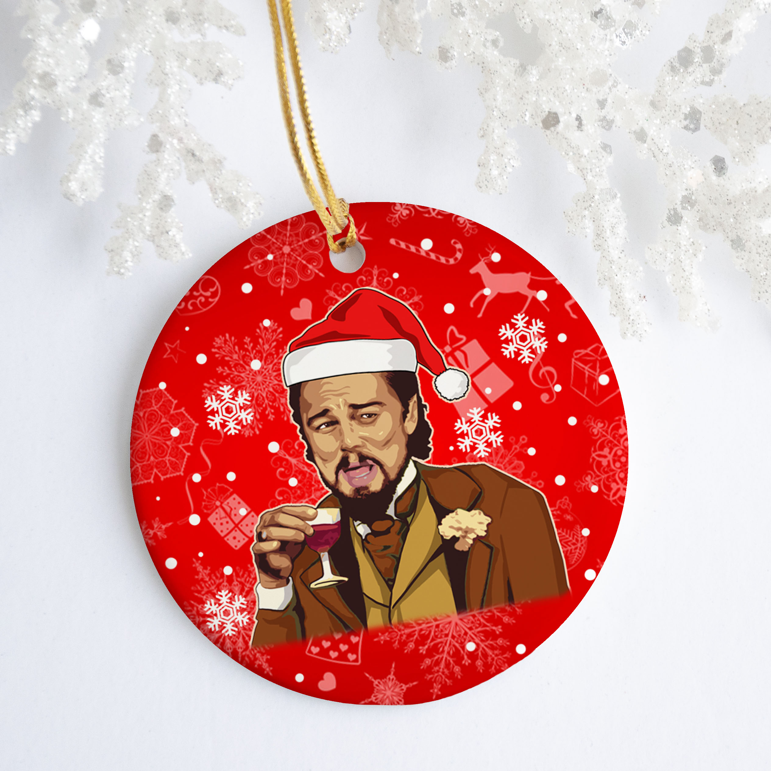 1BN. Dicaprio Xmas - ornament MK
