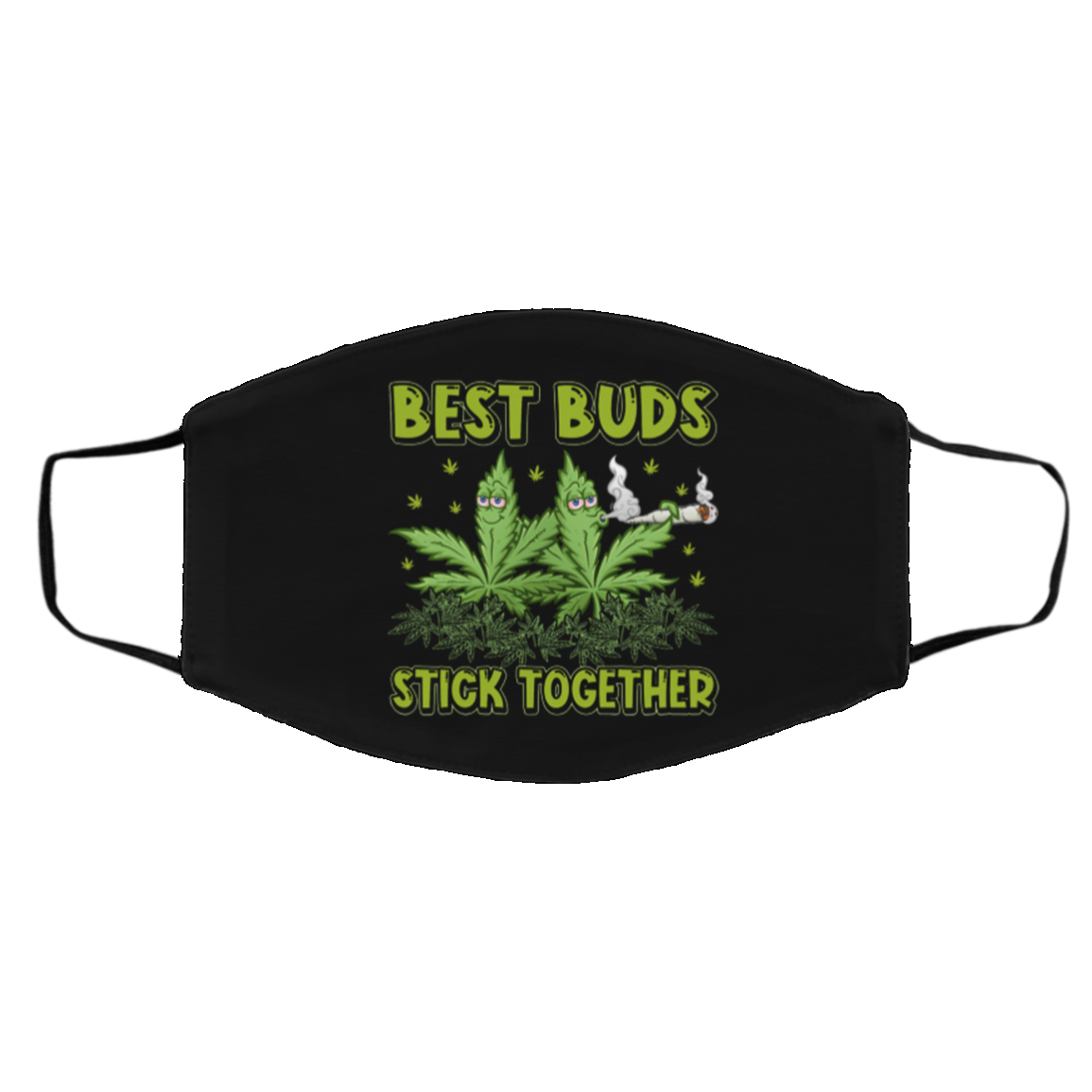 Best Buds Stick Together Trippy Pot Leaf Washable Reusable Custom - Printed Cloth Face Mask Cover, Black, Cloth Face Cover – Medium/Large Best Buds Stick Together Trippy Pot Leaf Washable Reusable Custom - Printed Cloth Face Mask Cover, Black, Cloth Face Cover – Medium/Large