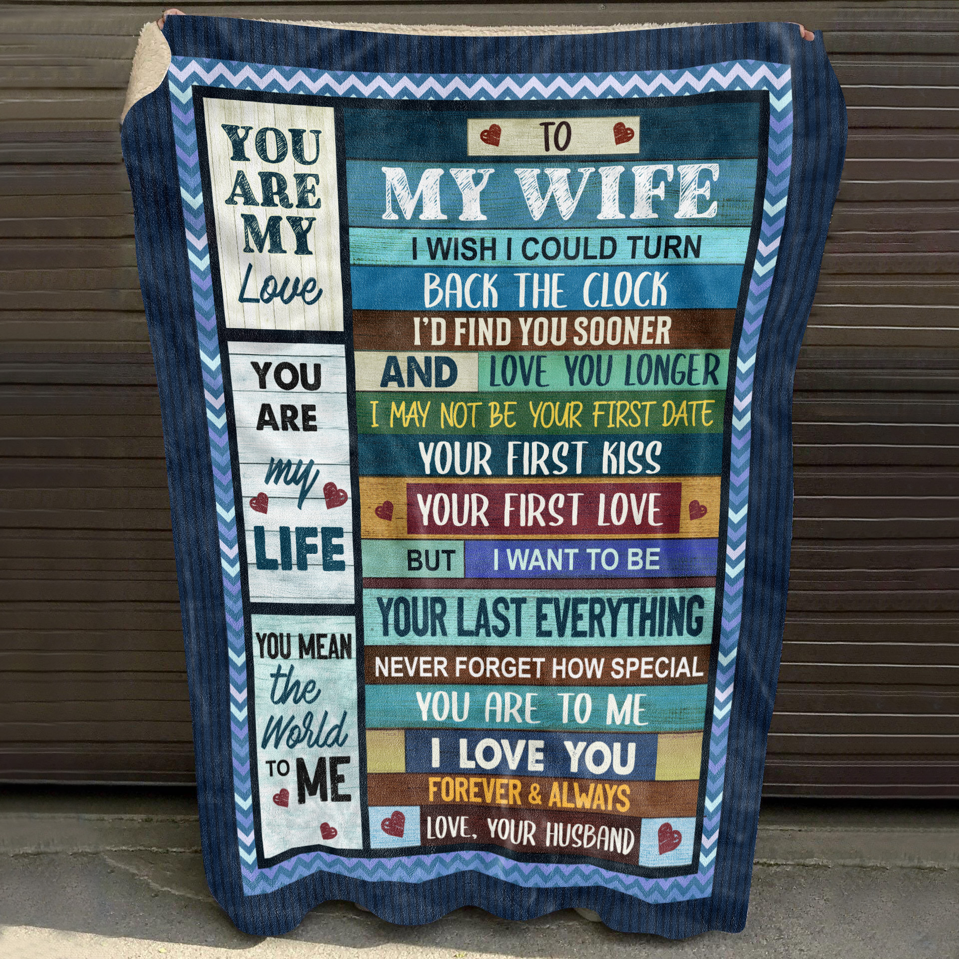 4O_ To My Wife Vintage-blanket Blanket Mockup 10
