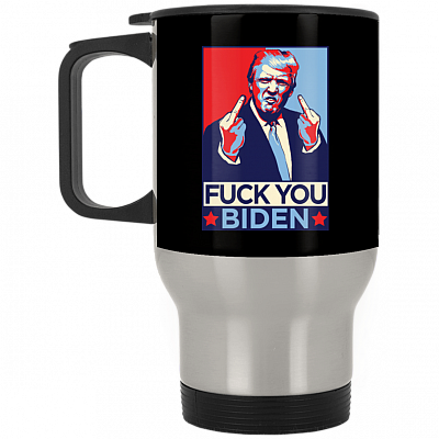 14 oz. Silver Travel Mug