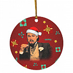 SUBORNC Circle Ornament, White, Circle Ornament