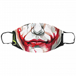Heath Ledger Scary Joker Mouth Halloween Washable Reusable Custom Printed Regular Cloth Face Mask Cover, White, Cloth Face Cover – Small/Medium Heath Ledger Scary Joker Mouth Halloween Washable Reusable Custom Printed Regular Cloth Face Mask Cover, White, Cloth Face Cover – Small/Medium