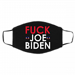 Fuck Joe Biden Washable Reusable Custom Printed Cloth Face Mask Cover, Black, Cloth Face Cover – Medium/Large