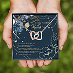 17Th. Wonderful Mother In Law Interlocking Hearts Necklace