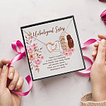 8O_ Unbiological Sisters(4) Interlocking Hearts Necklace 5