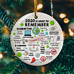 5vt. 2020 a year to remember quarantine ornament mockup