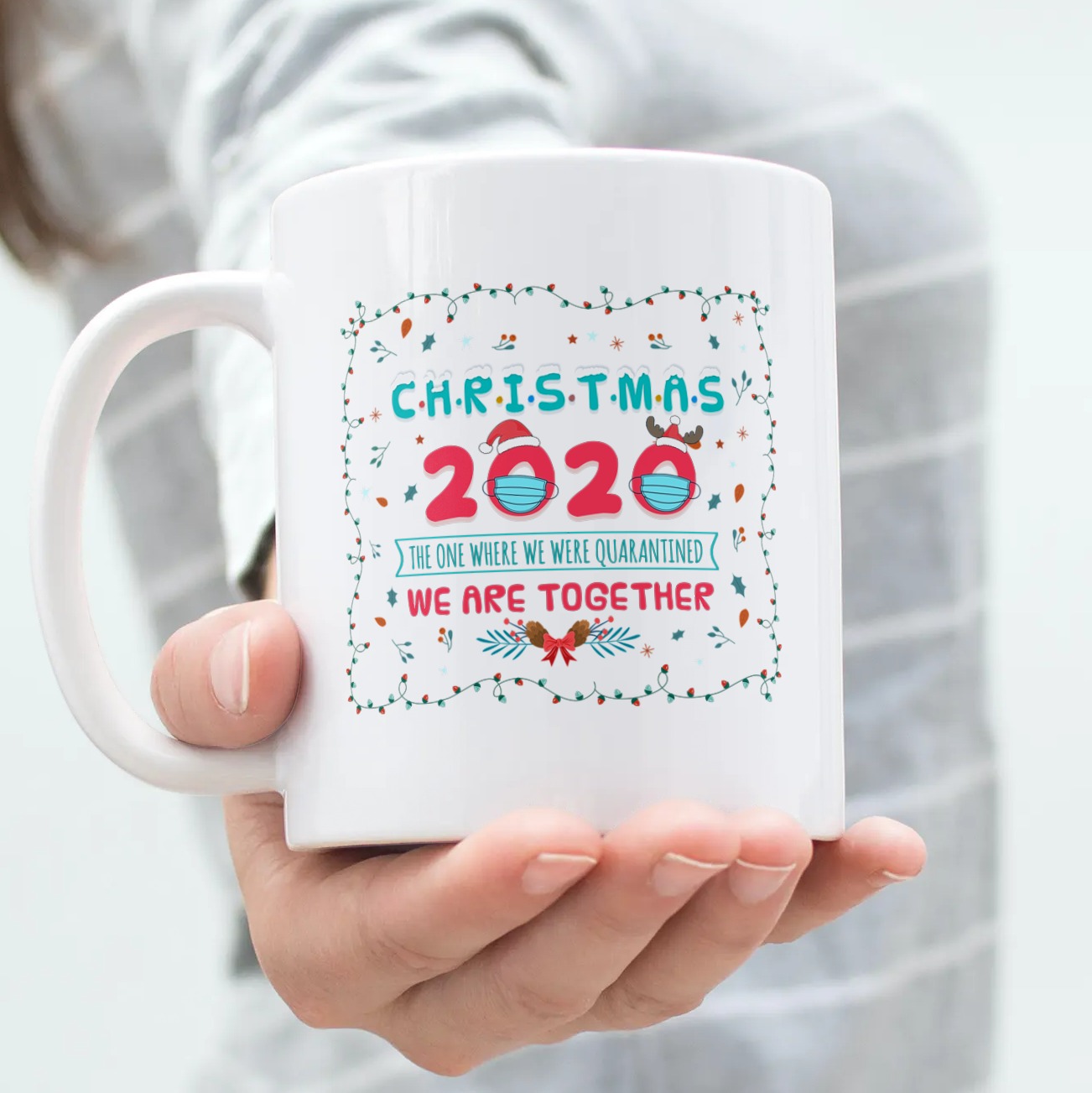 41 HG_ Quarantined We Are Together (mug ) mk