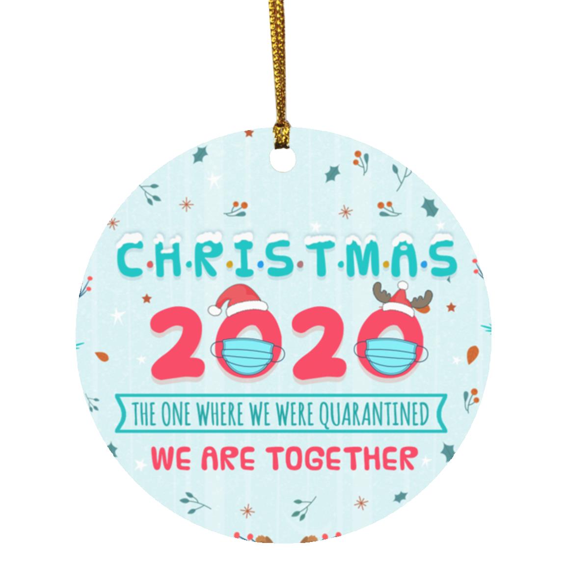 Christmas 2020 The One Ornament, White, Circle Ornament Christmas 2020 The One Ornament, White, Circle Ornament
