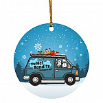 The Wet Bandits Crowbars Up, White, Circle Ornament The Wet Bandits Crowbars Up, White, Circle Ornament