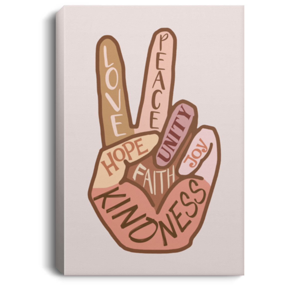 Celebrate Diversity No Racism Unity Art Wrapped Framed Canvas Prints - Unframed Poster - Home Wall Art, White, 0.75'' Framed Canvas Celebrate Diversity No Racism Unity Art Wrapped Framed Canvas Prints - Unframed Poster - Home Wall Art, White, 0.75'' Framed Canvas