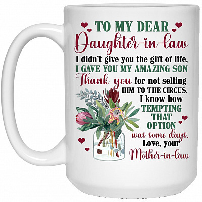 15 oz. White Mug
