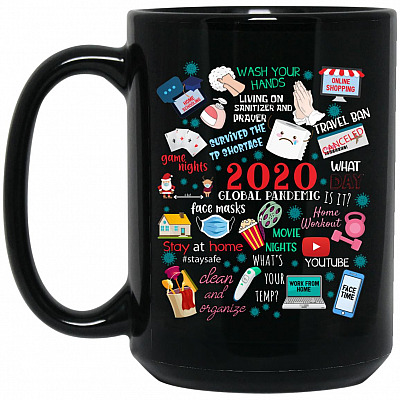 15 oz. Black Mug