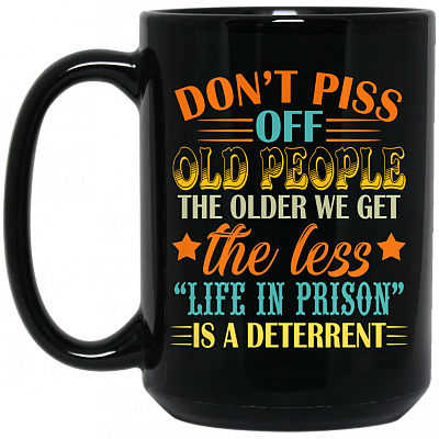 15 oz. Black Mug