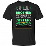 7H - Proud Brother, Black, Unisex T-Shirt