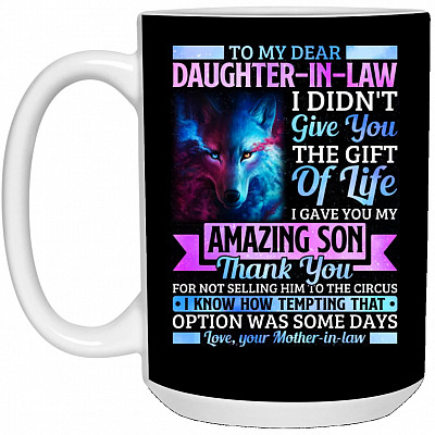 15 oz. White Mug