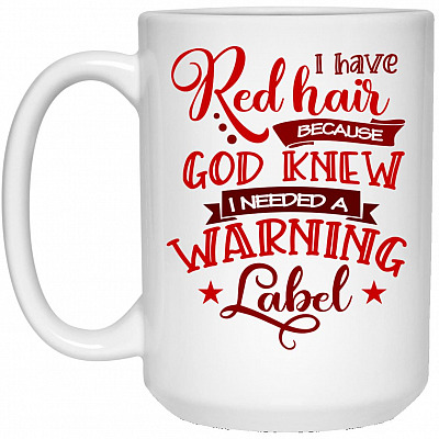 15 oz. White Mug