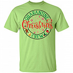 Quarantine Christmas Crew Youth Tee, Mint Green, Youth T-Shirt