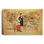 Once You Have Tasted Flight You, White, 0.75'' Framed Canvas
