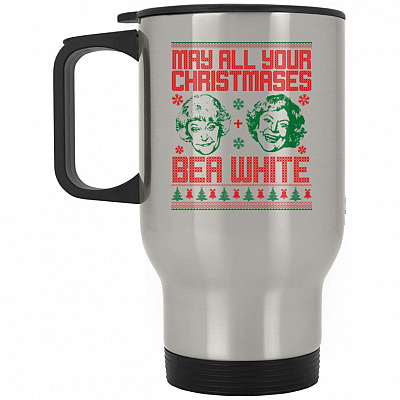 14 oz. Silver Travel Mug
