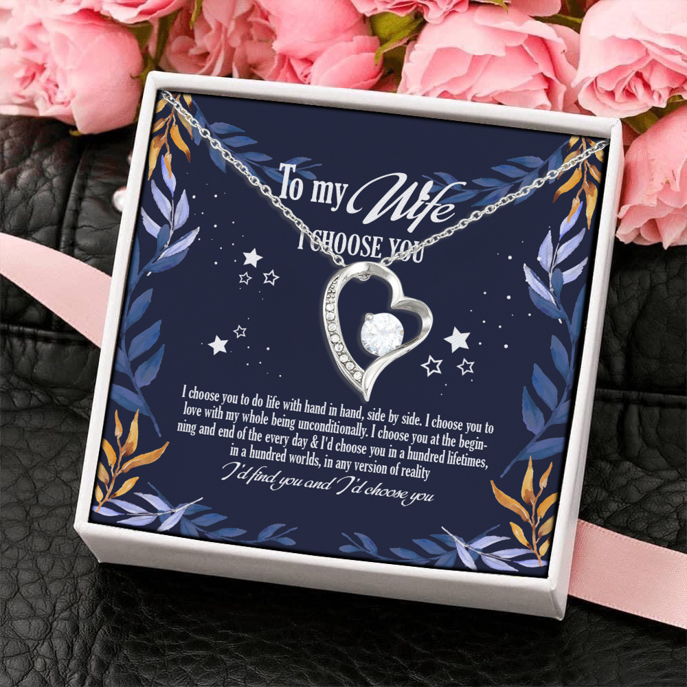 10Th. Choose You Forever Love Necklace (Silver) 4