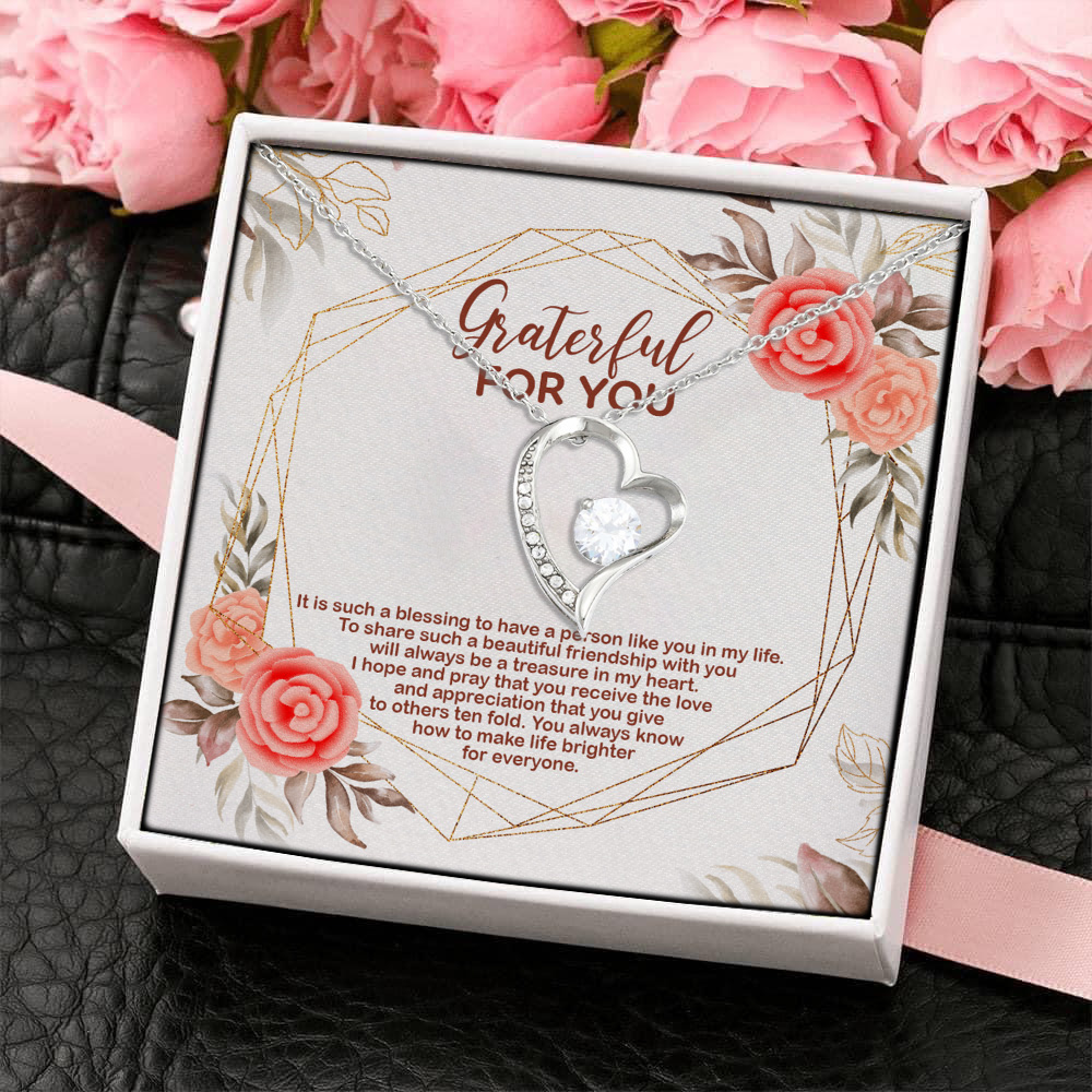 2MH. Blessing(4) Forever Love Necklace (Silver) 4