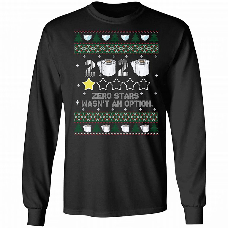 4VT. 2020 Zero Stars Ugly, Black, Long Sleeve