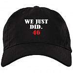 We Just Did 46 Hat, Black, Brushed Twill Dad Cap We Just Did 46 Hat, Black, Brushed Twill Dad Cap