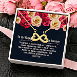 Happy Birthday Infinity Heart Pendant Necklace - Best Friend Birthday Jewelry Gift For Women